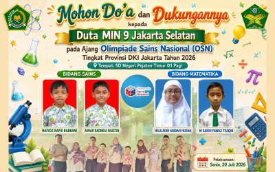 Empat Siswa MIN 9 Jakarta Selatan Berlaga di OSN Provinsi 2026