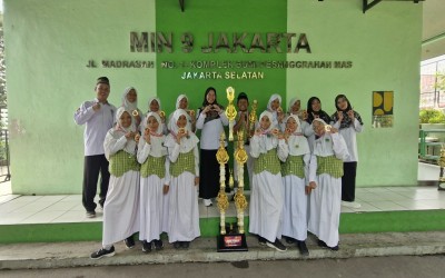 MIN 9 Jakarta Selatan Raih Dua Juara di LKBB JAKPAS 2026