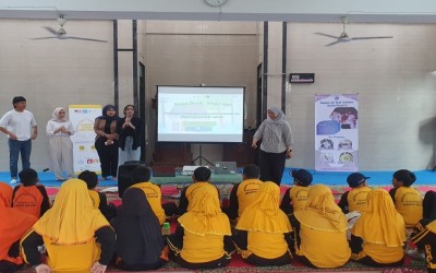 Kolaborasi MIN 9 Jakarta Selatan dengan Seribu Projects dan MTB dalam Edukasi Siaga Banjir dan Gizi